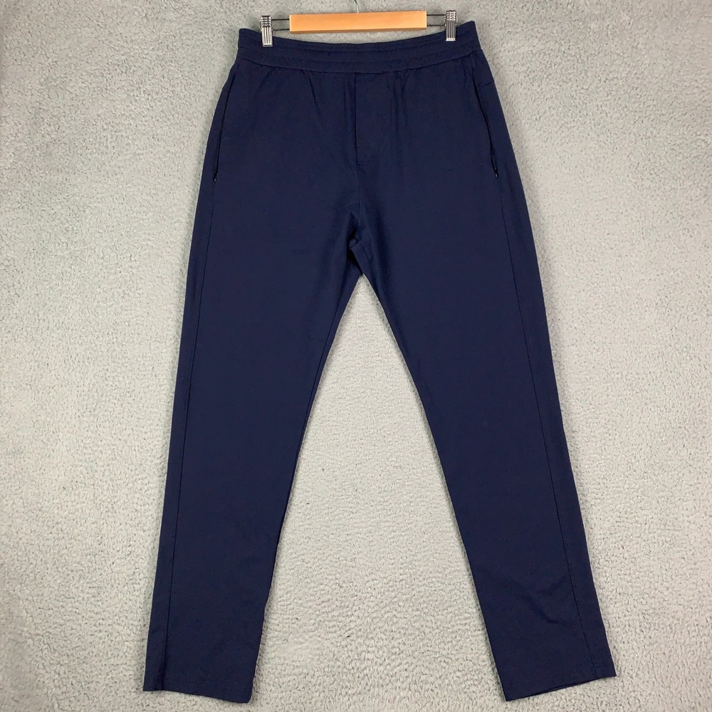 Public Rec All Day Every Day Pant Men's 34 Navy Blue Tapered Stretch Performance